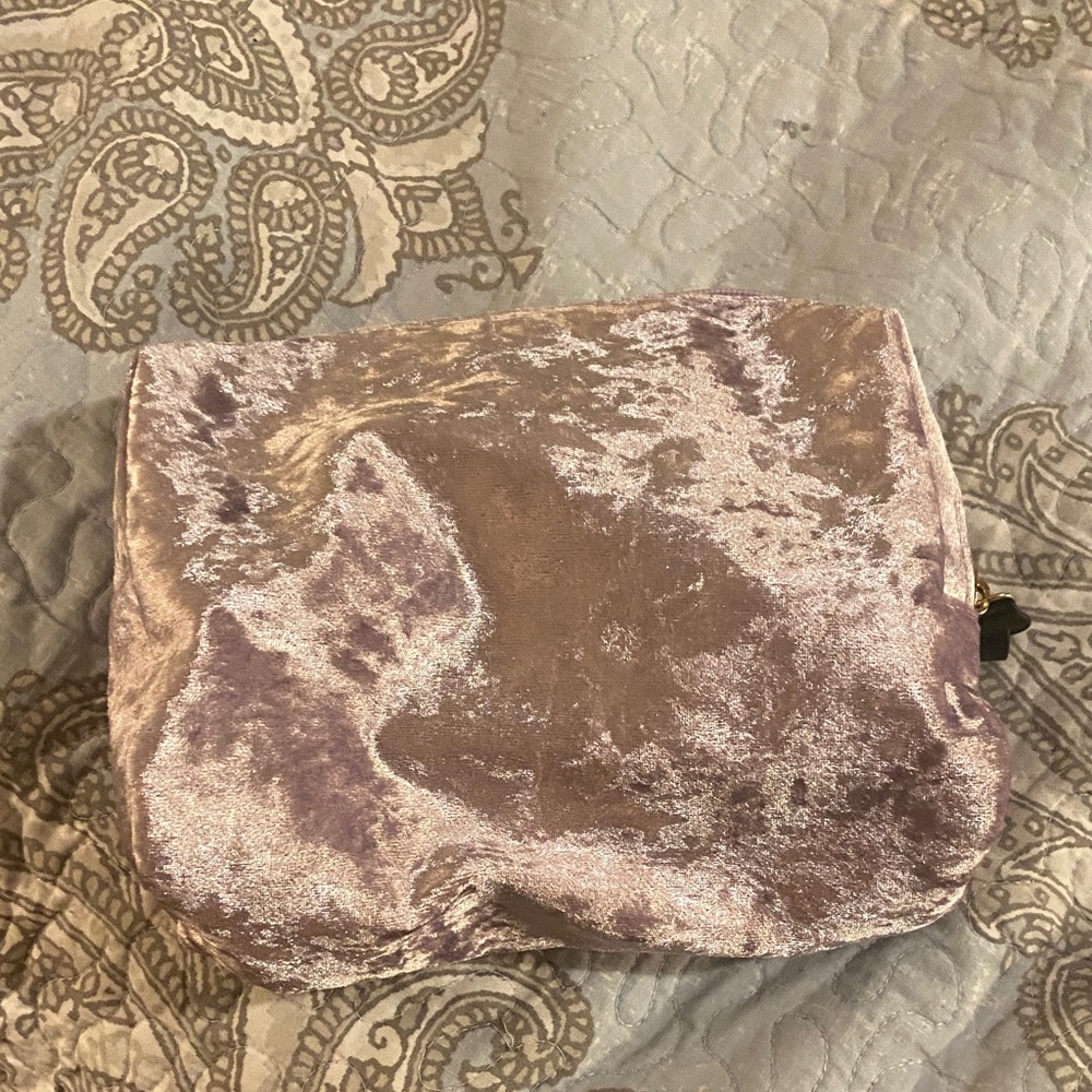 💵Purple Velvet Cosmetic Bag